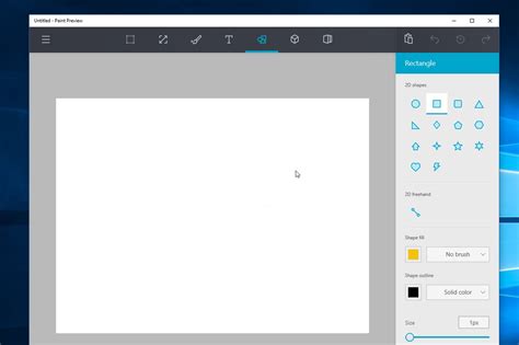 Une Vidéo Montre La Nouvelle Version De Paint Pour Windows 10