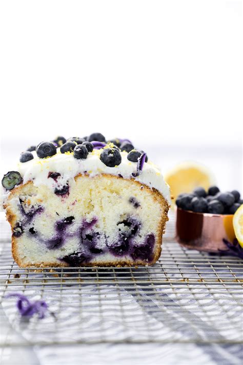 Cream Cheese Lemon Blueberry Pound Cake Recipe - The Sugar Coated Cottage