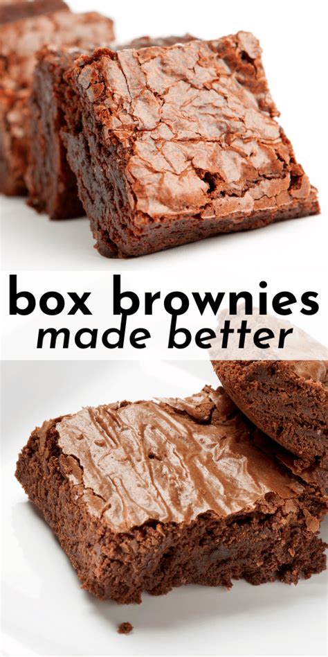 How To Make Box Brownies Better Moist Fudgy And So Easy Artofit