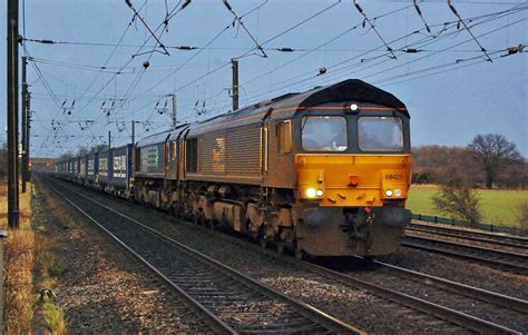 Tescoliner Drs Class 66 4 Nos 66421 And 66425 Head Past Copm Flickr