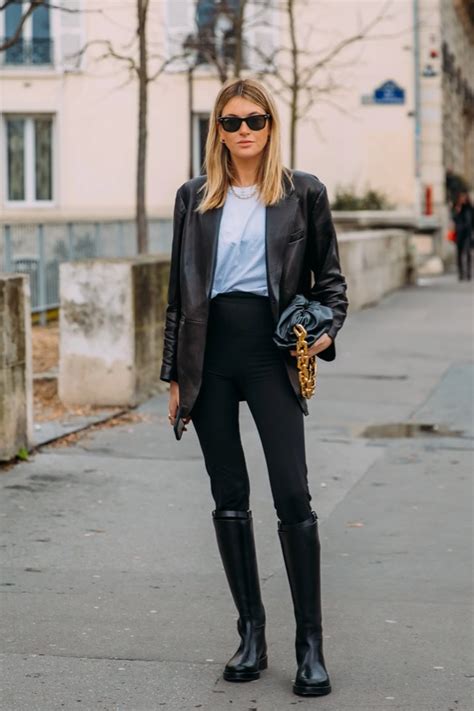 Looks Comment Porter Des Bottes Plates Noires Taaora Blog Mode