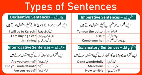 Kinds Of Sentences And Their Examples The Four Main Types Of Sentences — With Examples 2022 10 26