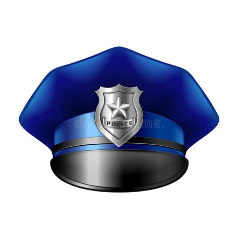 Police Badge On White Vector Stock Illustration Illustration Of