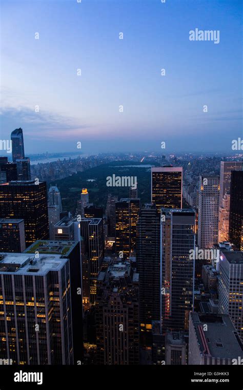 New York City at night, USA Stock Photo - Alamy