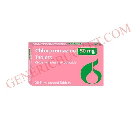 Chlorpromazine 50mg Tablet | Chlorpromazine 50mg | genericbucket