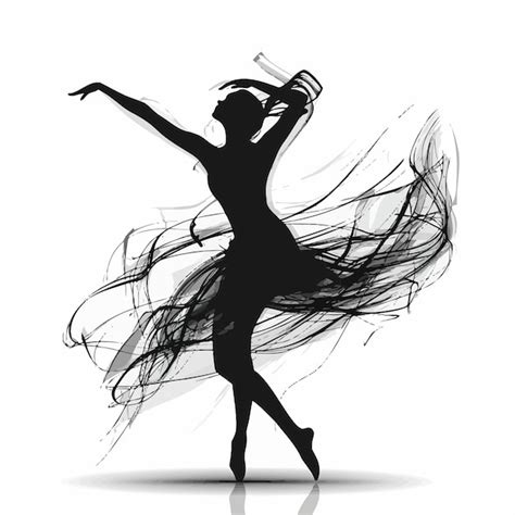 Premium Vector | Modern dance silhouette 2