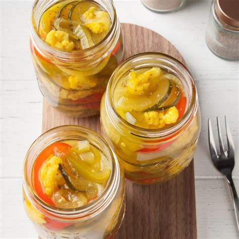 Easy Pickled Vegetables Recipe Taste Of Home