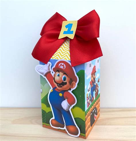 Kit Lembrancinhas Caixas Personalizadas Mario Bros Elo