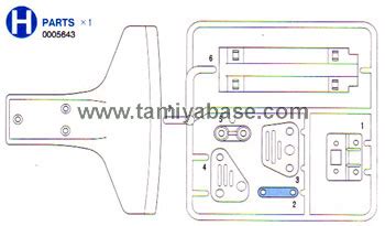 Tamiya - King Blackfoot H Parts - RCNZ