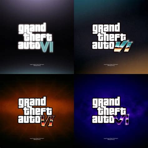 GTA VI Concept Logos By Ottopamerfuog - GTAVice.net