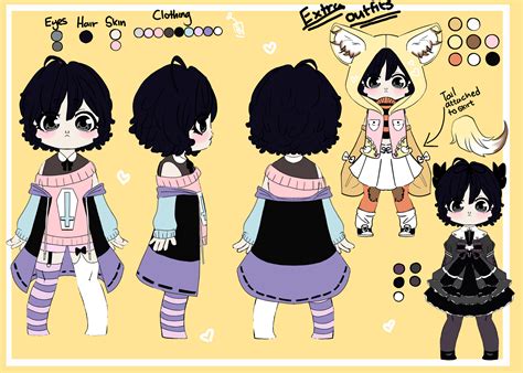 Chibi 2d Reference Sheet Drawing Nbkomputer