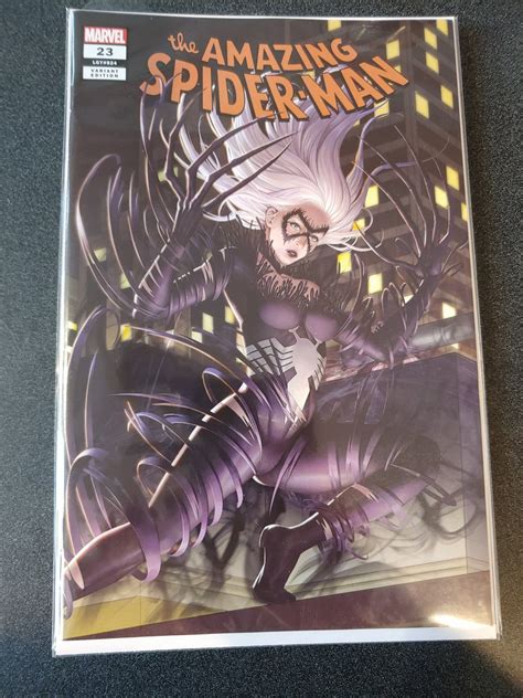 Amazing Spider Man 23 WOO DAE Shim Black CAT Venomized Comicxposure