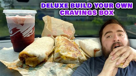 Taco Bell Deluxe Build Your Own Cravings Box Review Youtube