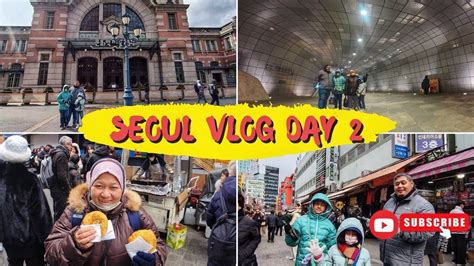 Korea Vlog Day 2 Pertama Kali Dapat Tengok Salji Turun Namdaemun