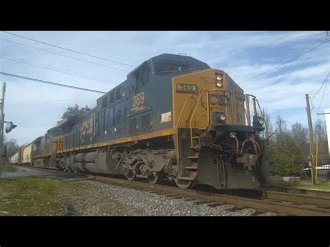 CSX Train Q583 Headed Northbound With CSXT 369 In The Lead Monroe 1 2