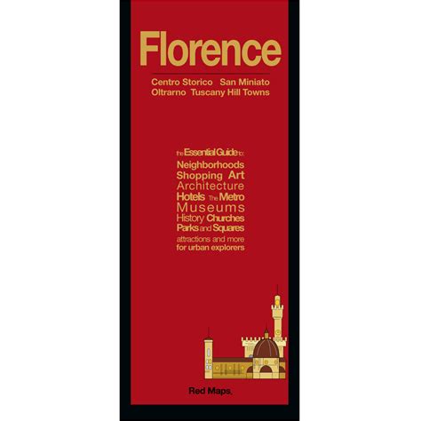 Map to Historic Central Florence | Red Maps