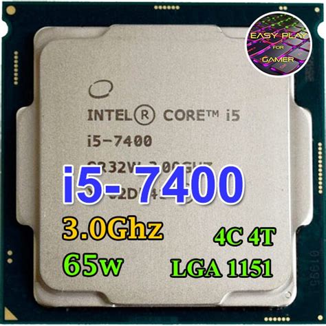 ⚡️cpu Intel I5 6400 I5 6500 I7 6700 I5 7400 I5 7500 I7 7700 Socket 1151 ฟรีซิลิโคน1ซอง