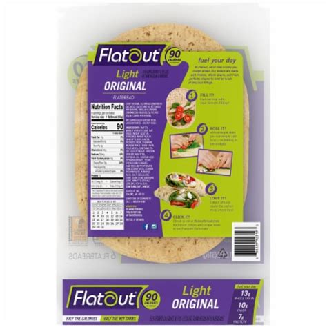 Flatout Light Original Flatbread Count Oz Kroger