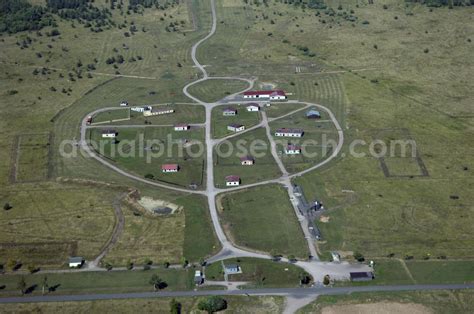 Aerial image OHRDRUF Blick auf das Areal des Häuserkampfgeländes auf