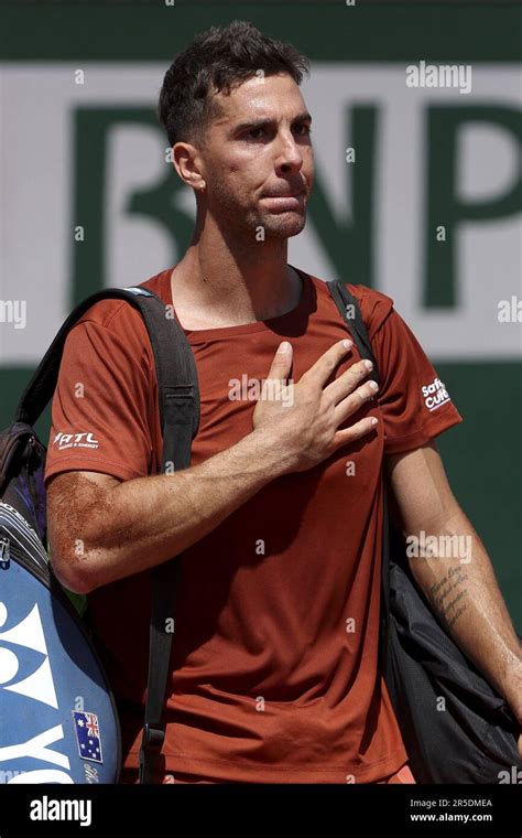 Thanasi Kokkinakis of Australia during day 6 of the 2023 French Open ...