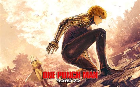 One Punch Man Saitama Genos Hd Wallpaper Wallpaper Flare