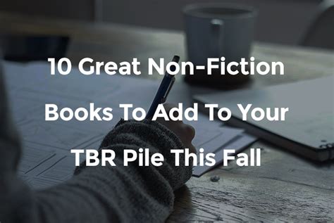 10 Great Non-Fiction Books To Add To Your TBR Pile This Fall ...