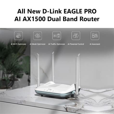 D Link R15 Eagle Pro Ai Ax1500 Smart Wireless Wifi 6 Mesh Router Wme My