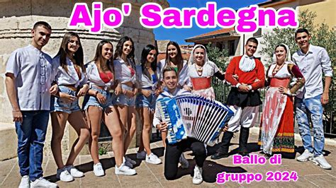 Ajo Sardegna BALLO DI GRUPPO 2024 Fisarmonica ANTONIO TANCA YouTube