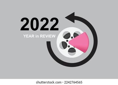 2022 Year Review Movies Review Creative Stock Vector (Royalty Free ...