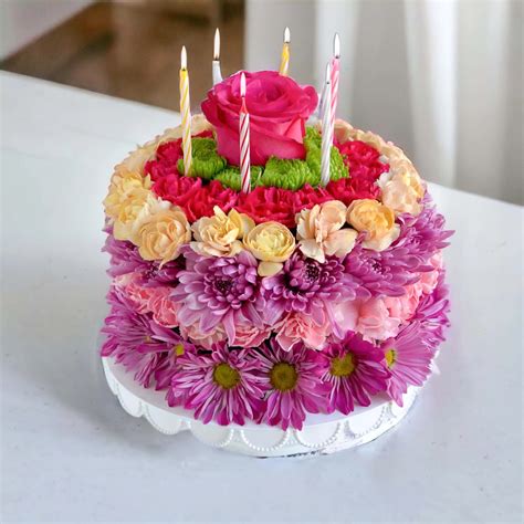 Birthday Flower Cake