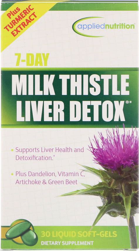 Applied Nutrition 7-Day Milk Thistle Liver Detox | PricePlow