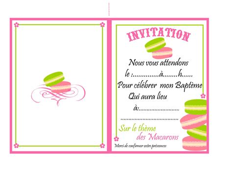 9 Aimable Carte Invitation Gratuite À Imprimer Collection Idee de