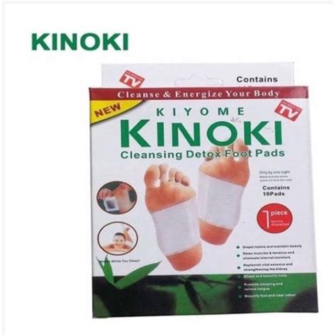 Kinoki 10 Adesivos Eliminador de Toxinas Detox Natural P Pés