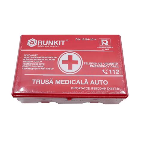 Trusa Sanitara Auto Din Aviz Ms Si Rar Rosie Runkit Kit