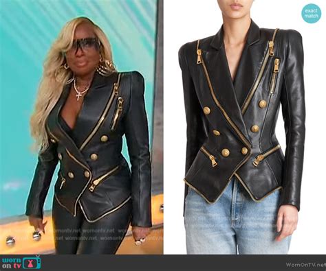 Wornontv Mary J Bliges Black Leather Jacket On Sherri Clothes And Wardrobe From Tv