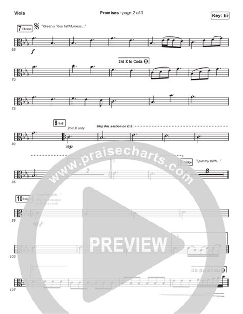 Promises Sing It Now SATB Viola Sheet Music PDF Maverick City Music