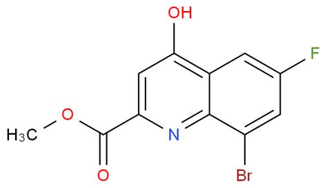 Methyl 8 Bromo 6 Fluoro 4 Oxo 1 4 Dihydroquinoline 2 Carboxylate 442549