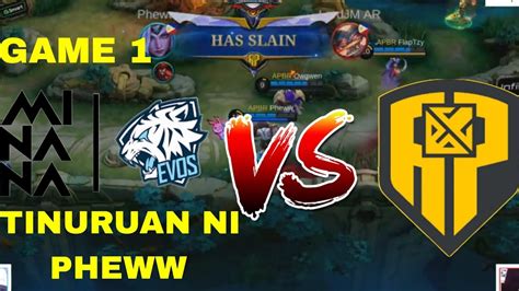 Ap Bren Vs Minana Week Day Game Ginawang Ai Mpl Mplph