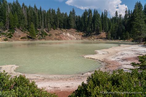 Boiling Springs Lake in Lassen Volcanic National Park - California ...