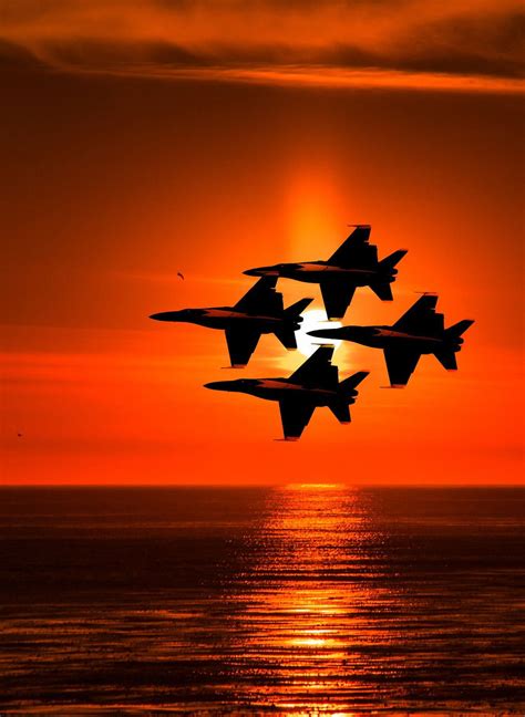 Navy Navy Sunsets Military Aircraft Airplane Fighter Aircraft