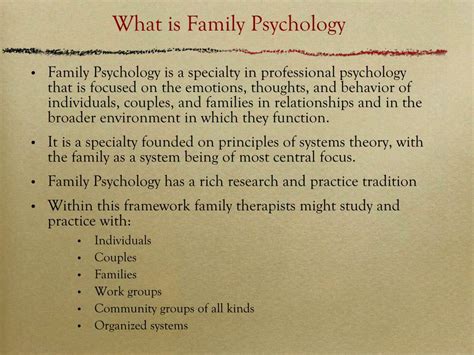 PPT - Family Psychology PowerPoint Presentation, free download - ID:3037058