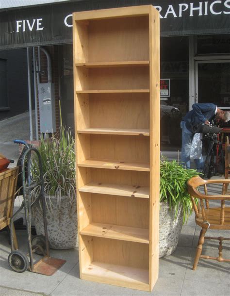 UHURU FURNITURE COLLECTIBLES SOLD Tall Skinny Pine Bookshelf 80