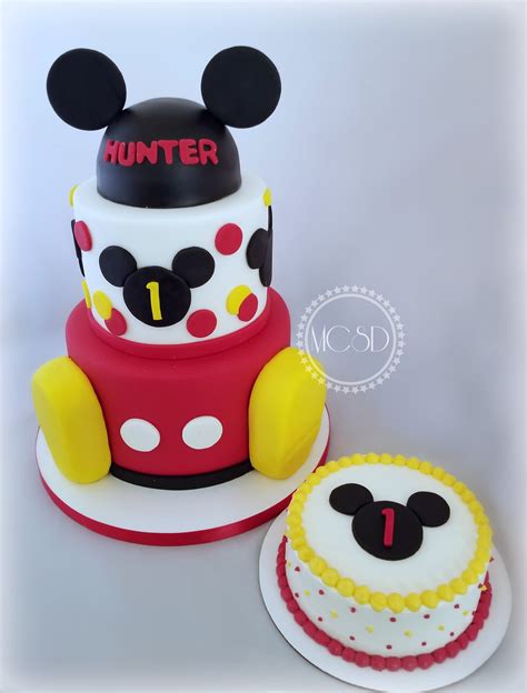 Mickey Mouse 1st Birthday Cake