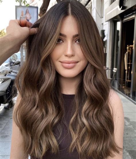 Brunette Hair With Highlights Brunette Balayage Hair Brown Hair