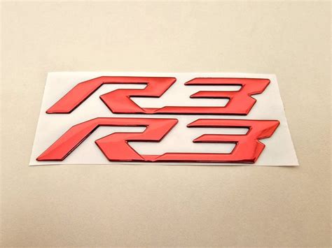 Yamaha R Red D Badge Logo Stickers Graphics Decals Emblem Yzf