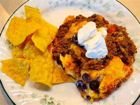 Tater Tot Enchilada Bake Dads Cookin