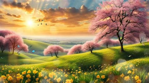 Spring Background Stock Video Footage for Free Download