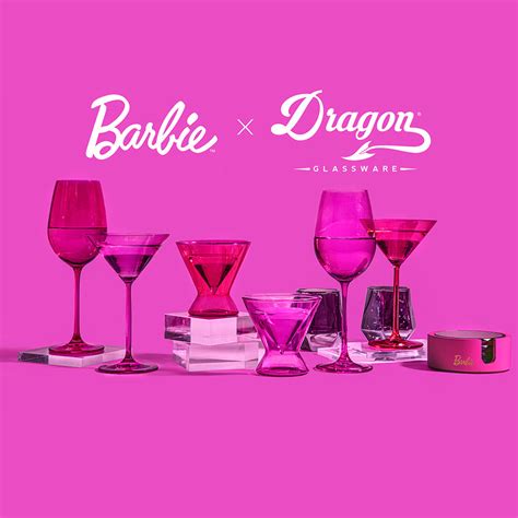 Barbie™ X Dragon Glassware® Ken™ Whiskey Glasses Mattel Creations