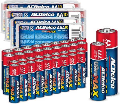 ACDelco UltraMAX AA And AAA Batteries 40 Count Combo Pack 20 Count