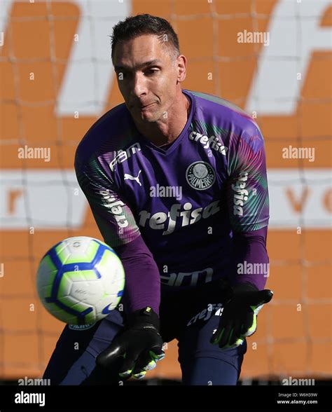 SÃO PAULO SP 01 08 2019 TREINO DO PALMEIRAS Goalkeeper Fernando